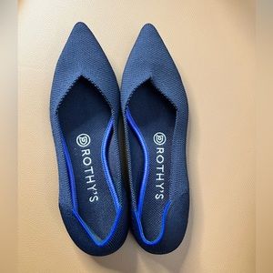 Rothy's Women's 7.5 The Point Maritime Fabric
Pointed Flats
